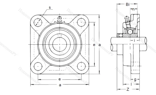 Подшипниковый узел UCF 212 в Саратове