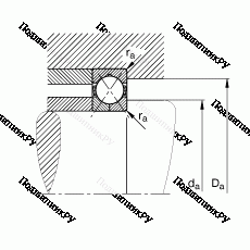 Подшипник QJ 217-MPA