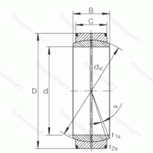 Подшипник шарнирный GE 400-DO