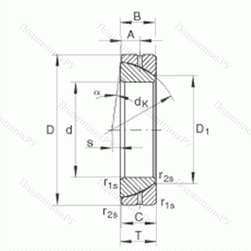 Подшипник шарнирный GE 40-SX